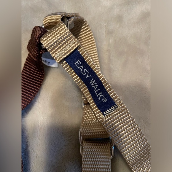 PET SAFE EASY WALK Dog/Puppy Harness No Pull Black/Brown Front Leash Design Sz M - Picture 2 of 4